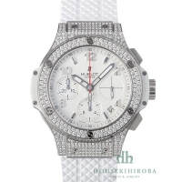 ウブロ ビッグバン スチール ホワイトパヴェ 342.SE.230.RW.174 ホワイト