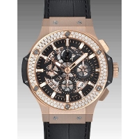 ウブロ ビッグバン アエロバン ゴールド ダイヤモンド 311.PX.1180.GR.1104 ブラック