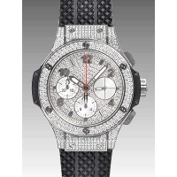 ウブロ ビッグバン スチール フルパヴェ 341.SX.9010.RX.1704 ステンレス アラビア