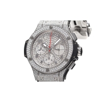 ウブロ ビッグバン スチール フルパヴェ 341.SX.9010.RX.1704 ステンレス アラビア