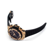 ウブロ キングパワー フドロワイヤント ゴールド 715.PX.1128.RX ブラック