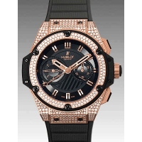 ウブロ キングパワー フドロワイヤント ゴールド 715.PX.1128.RX.1704 キングゴールド･ラバー