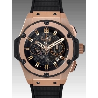 ウブロスーパーコピー キングパワー ウニコ キングゴールド 701.OX.0180.RX ブラック