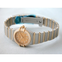 オメガスーパーコピー コンステレーション ミニ 1267.15 ベゼルダイヤ 12Pダイヤ シャンパンゴール