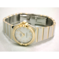 オメガ OMEGA コンステレーション ポリッシュ 123.25.27.60.55.007 SS/YG 12Pダイヤ