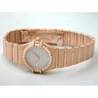 オメガ OMEGA コンステレーション95 1156.77 RG ダイヤベゼル ホワイトシェル