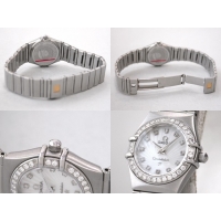 オメガ OMEGA コンステレーション ミニ 111.15.23.60.55.001 ダイヤベゼル 12Pダイヤ 160周年記念モデル ホワイトシェル