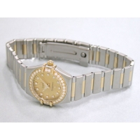 オメガ OMEGA コンステレーション ミニ 111.25.23.60.58.001 ダイヤベゼル 12Pダイヤ 160周年記念モデル シャンパン