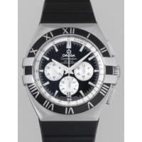 オメガ OMEGA コンステレーション 1819.51.91 ダブル?イーグル クロノグラフ ブラック/シルバー