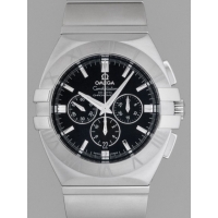 オメガスーパーコピー コンステレーション 1514.51 ダブル?イーグル クロノグラフ ブラック