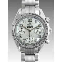 オメガ スピードマスター リデュースド 3534-70 レディース ホワイト