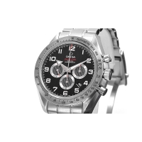 オメガスーパーコピー スピードマスター ブロードアロー 321.10.44.50.01.001 ブラック／シルバー