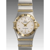 オメガスーパーコピー コンステレーション ミニ 1262-30 ステンレス・イエローゴールド ホワイト