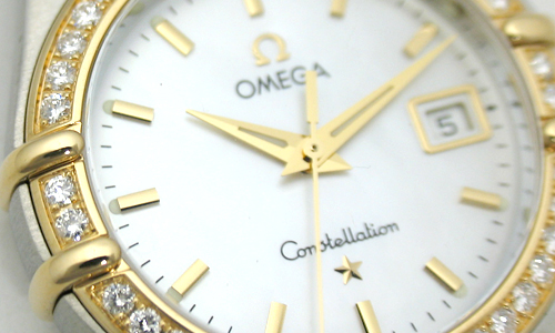 オメガスーパーコピー コンステレーション 1287-70 ステンレス・イエローゴールド ホワイト