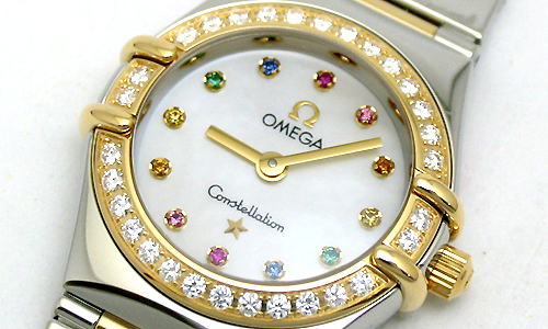 オメガスーパーコピー コンステレーション ミニ アイリス 1365-79 ステンレス・イエローゴールド