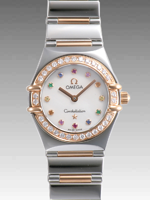 オメガスーパーコピー コンステレーション ミニ アイリス 1368-79 レディース ホワイト