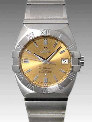 オメガスーパーコピー コンステレーション コーアクシャル ダブルイーグル 1501-10 シャンパン