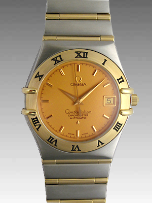 オメガスーパーコピー コンステレーション 1202-10 ステンレス・イエローゴールド シャンパン