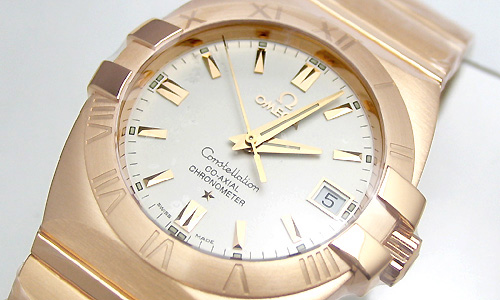 オメガスーパーコピー コンステレーション コーアクシャル 1101-30 ピンクゴールド シルバー