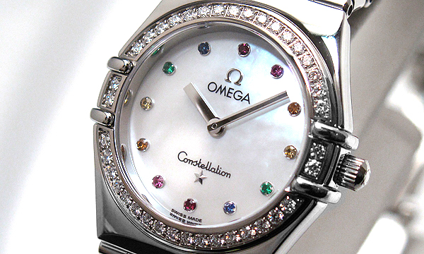 オメガスーパーコピー コンステレーション アイリス 1475-79 ステンレス レディース ホワイト