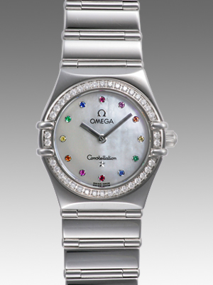 オメガスーパーコピー コンステレーション アイリス 1475-79 ステンレス レディース ホワイト