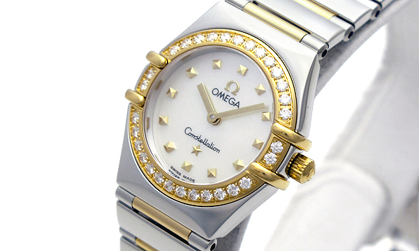 オメガスーパーコピー コンステレーション マイチョイス ミニ 1365-71 レディース ホワイト