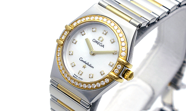 オメガスーパーコピー コンステレーション マイチョイス 1376-75 レディース ホワイト