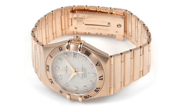 オメガスーパーコピー コンステレーション 1104-35 ピンクゴールド ダイヤモンド シルバー