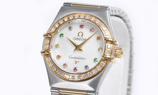 オメガスーパーコピー コンステレーション ミニ アイリス 1367-79 レディース ホワイト