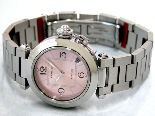 カルティエスーパーコピー Cartier パシャＣ W31075M7 ピンク 自動巻 ボーイズ