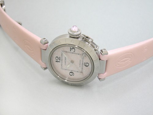 カルティエスーパーコピー Cartier パシャＣ W3107099 GMT クリスマス限定2004年 ピンク