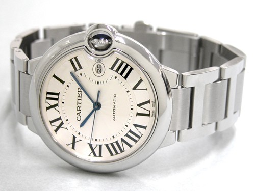カルティエスーパーコピー Cartier バロンブルー W690124 SS LM シルバー 自動巻