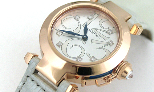 カルティエスーパーコピー パシャ ３２ｍｍ WJ123021 ピンクゴール レディース シルバー