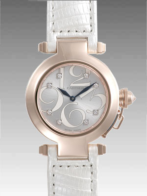 カルティエスーパーコピー パシャ ３２ｍｍ WJ123021 ピンクゴール レディース シルバー