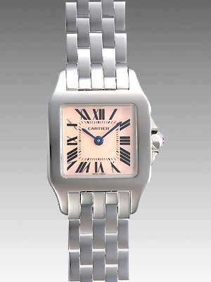 カルティエスーパー サントスドゥモワゼル ＳＭ W25075Z5 ステンレス レディース