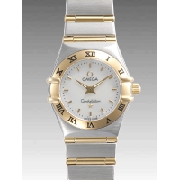 オメガスーパーコピー コンステレーション ミニ 1262-70 レディース ホワイト