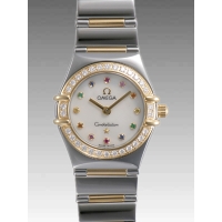 オメガスーパーコピー コンステレーション ミニ アイリス 1365-79 ステンレス・イエローゴールド