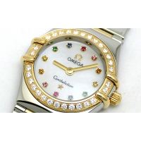 オメガスーパーコピー コンステレーション ミニ アイリス 1365-79 ステンレス・イエローゴールド