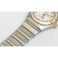 オメガスーパーコピー コンステレーション ミニ アイリス 1368-79 レディース ホワイト