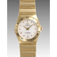 オメガスーパーコピー コンステレーション 1172-70 イエローゴールド レディース ホワイト