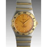 オメガスーパーコピー コンステレーション 1202-10 ステンレス・イエローゴールド シャンパン