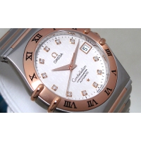 オメガスーパーコピー コンステレーション 1304-35 ステンレス・ピンクゴールド シルバー