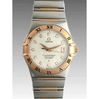 オメガスーパーコピー コンステレーション 1304-35 ステンレス・ピンクゴールド シルバー