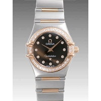 オメガスーパーコピー コンステレーション ミニ 1360-60 ステンレス・ピンクゴールド レディース