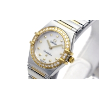 オメガスーパーコピー コンステレーション マイチョイス ミニ 1365-71 レディース ホワイト