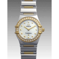 オメガスーパーコピー コンステレーション マイチョイス ミニ 1365-71 レディース ホワイト