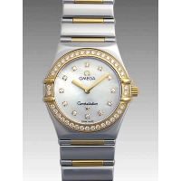 オメガスーパーコピー コンステレーション マイチョイス 1376-75 レディース ホワイト