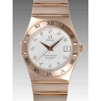 オメガスーパーコピー コンステレーション 1104-35 ピンクゴールド ダイヤモンド シルバー