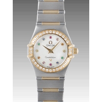 オメガスーパーコピー コンステレーション ミニ アイリス 1367-79 レディース ホワイト