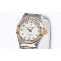 オメガスーパーコピー コンステレーション ミニ アイリス 1367-79 レディース ホワイト